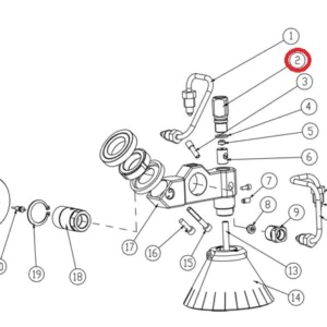 Фланец сопла D2052AA-00
